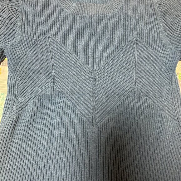 Sandro Blue Cap Sleeve Sweater - Picture 7 of 7